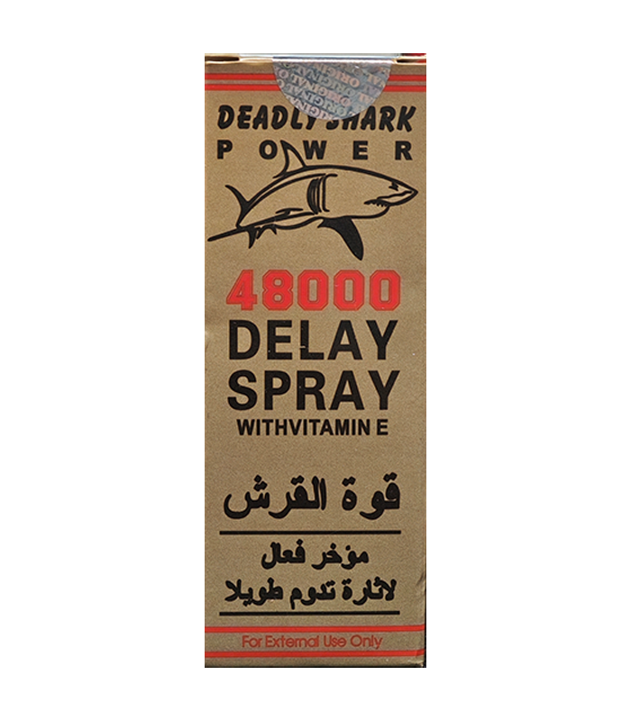 DEADLY SHARK Power 48000外用噴霧45ml｜金鯊控感・男性局部使用版