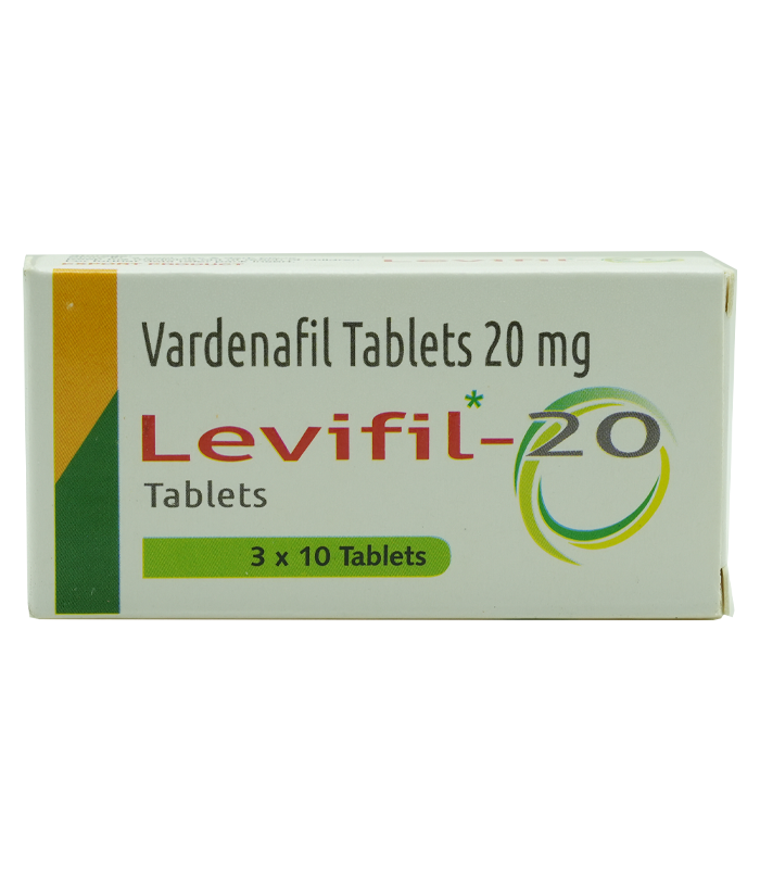 印度雷康 Levifil 20mg｜樂威壯・伐地那非單效膜衣錠（4顆裝）