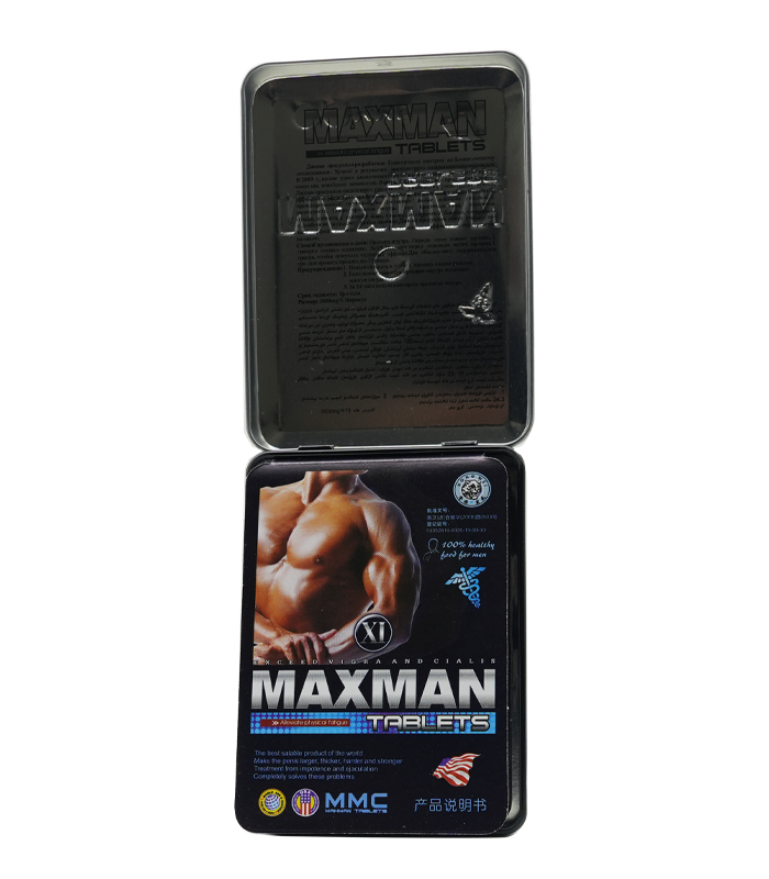 香港宏威 MAXMAN 3800mg膜衣錠｜黑曜能量・草本活力典藏版