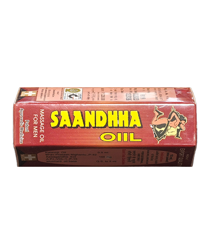 印度REPL SAANDHHA OIL桑哈油15ml｜阿育吠陀草本・男士外用按摩版