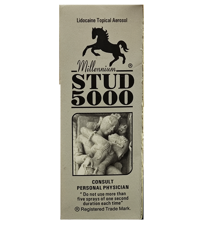 印度Millennium STUD 5000利多卡因噴霧20g｜治療早洩丨高效治療