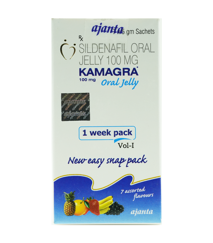印度阿旃陀 Kamagra Oral Jelly 100mg｜果漾隨行・西地那非單效果凍